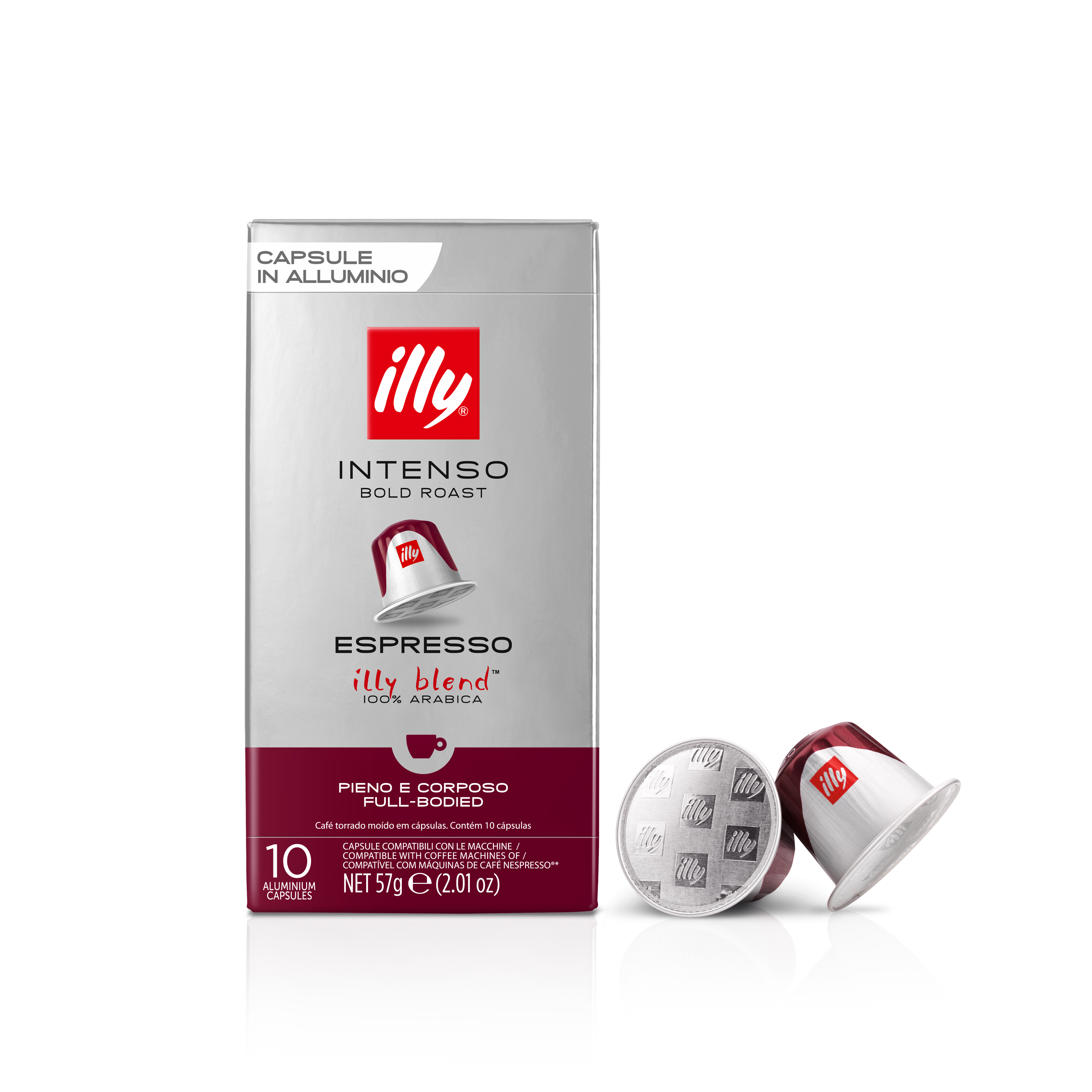 Café en capsules compatibles* INTENSO