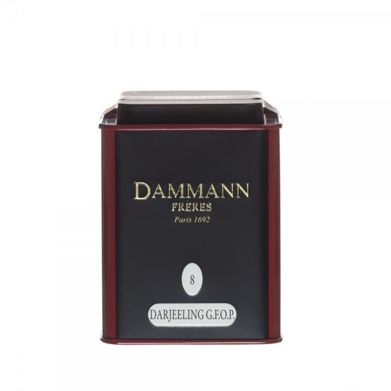 Thé Darjeeling G.F.O.P. en vrac Dammann® – Boîte de 3,52 oz – illy