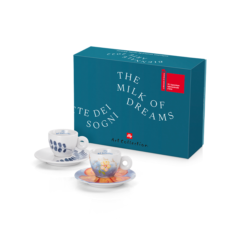 Ensemble de 2 tasses à espresso - l’illy Art Collection pour la Biennale d’art 2022