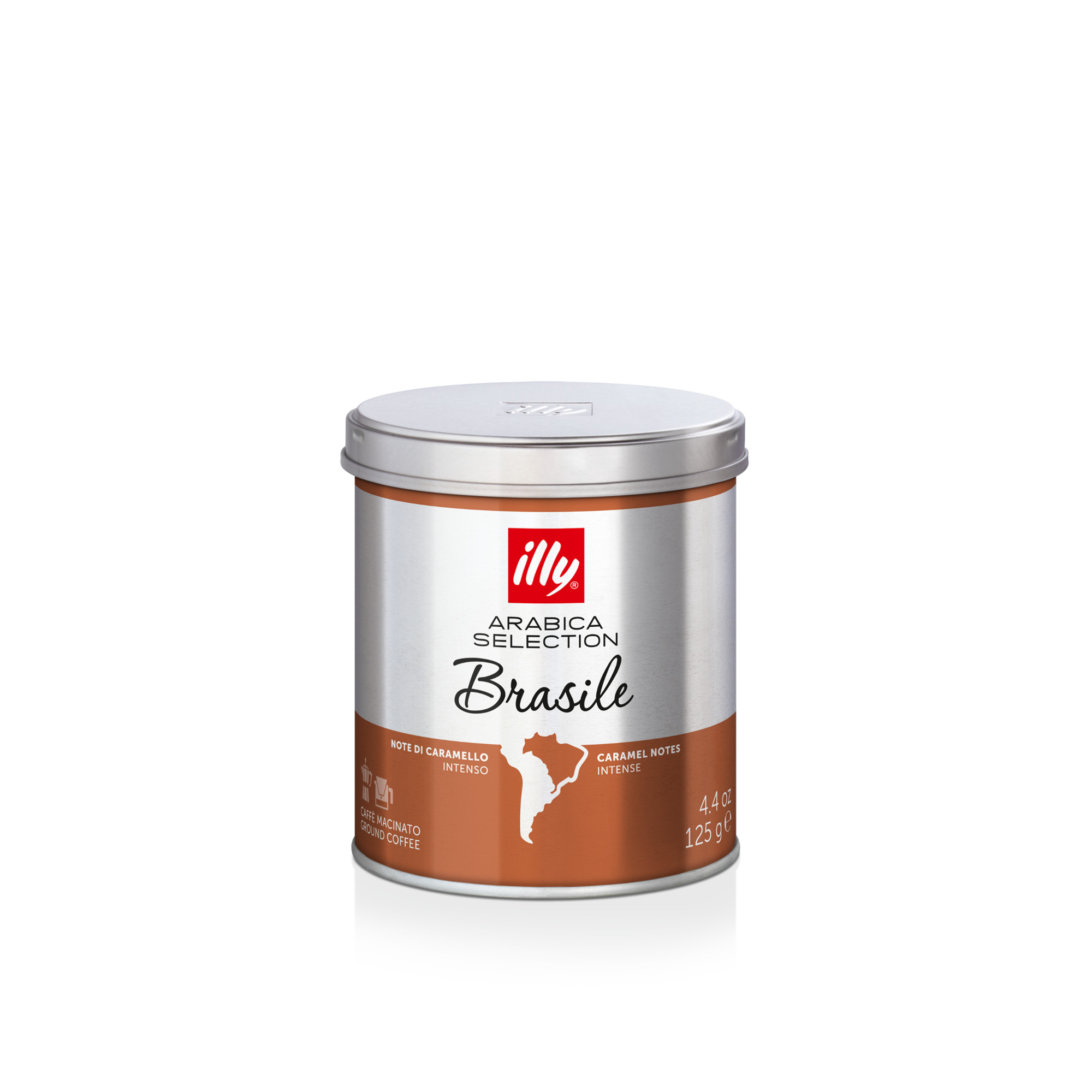 Caffè Macinato per Moka, arabica Brasile - 125g - illy Shop