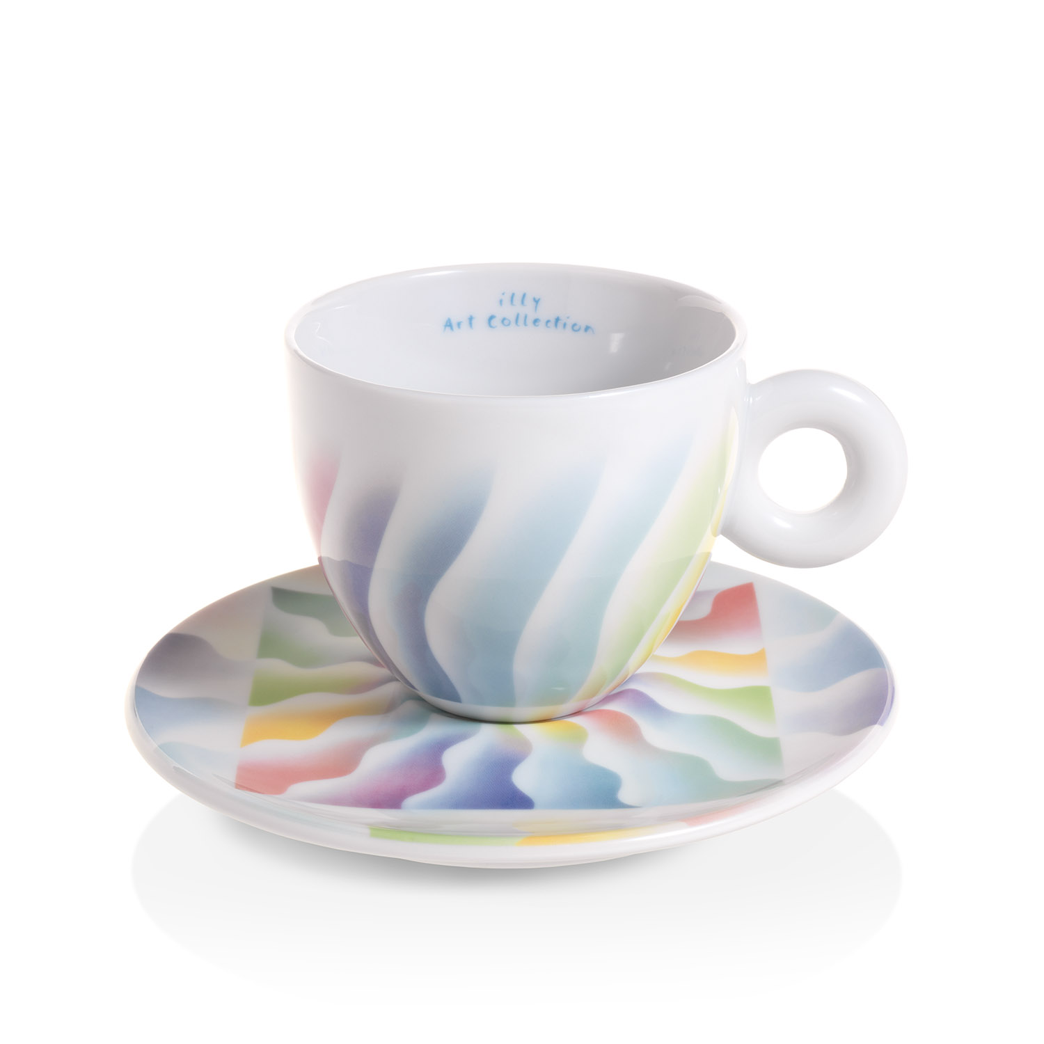 Set of 4 Cappuccino Cups - the Judy Chicago illy Art Collection