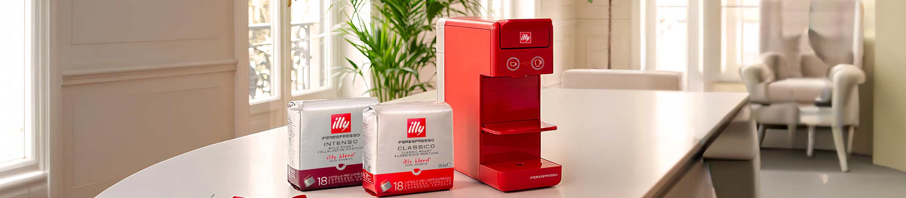 Set koffeemaschinen und kaffee